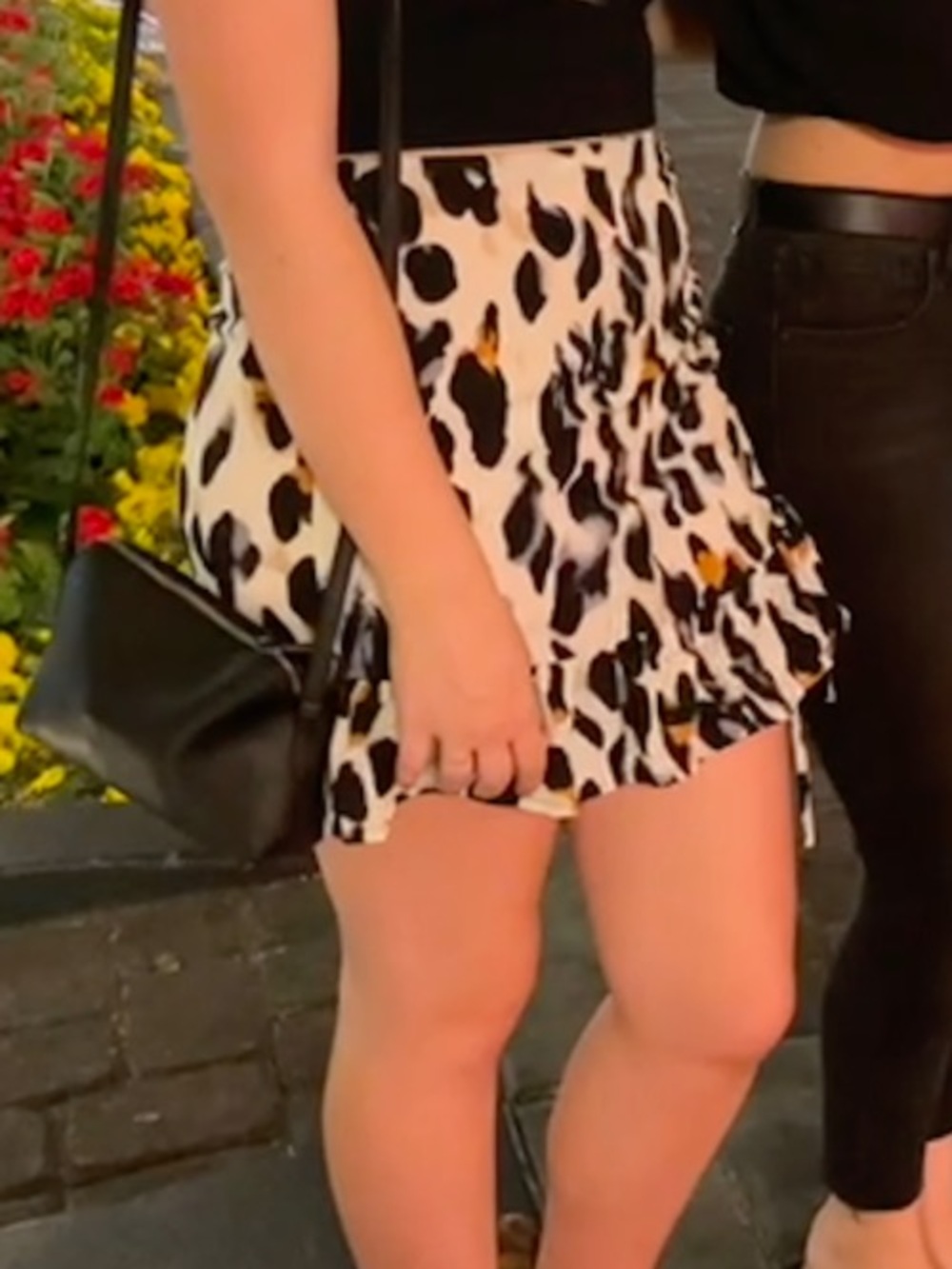 SHEIN Animal Print Skirt